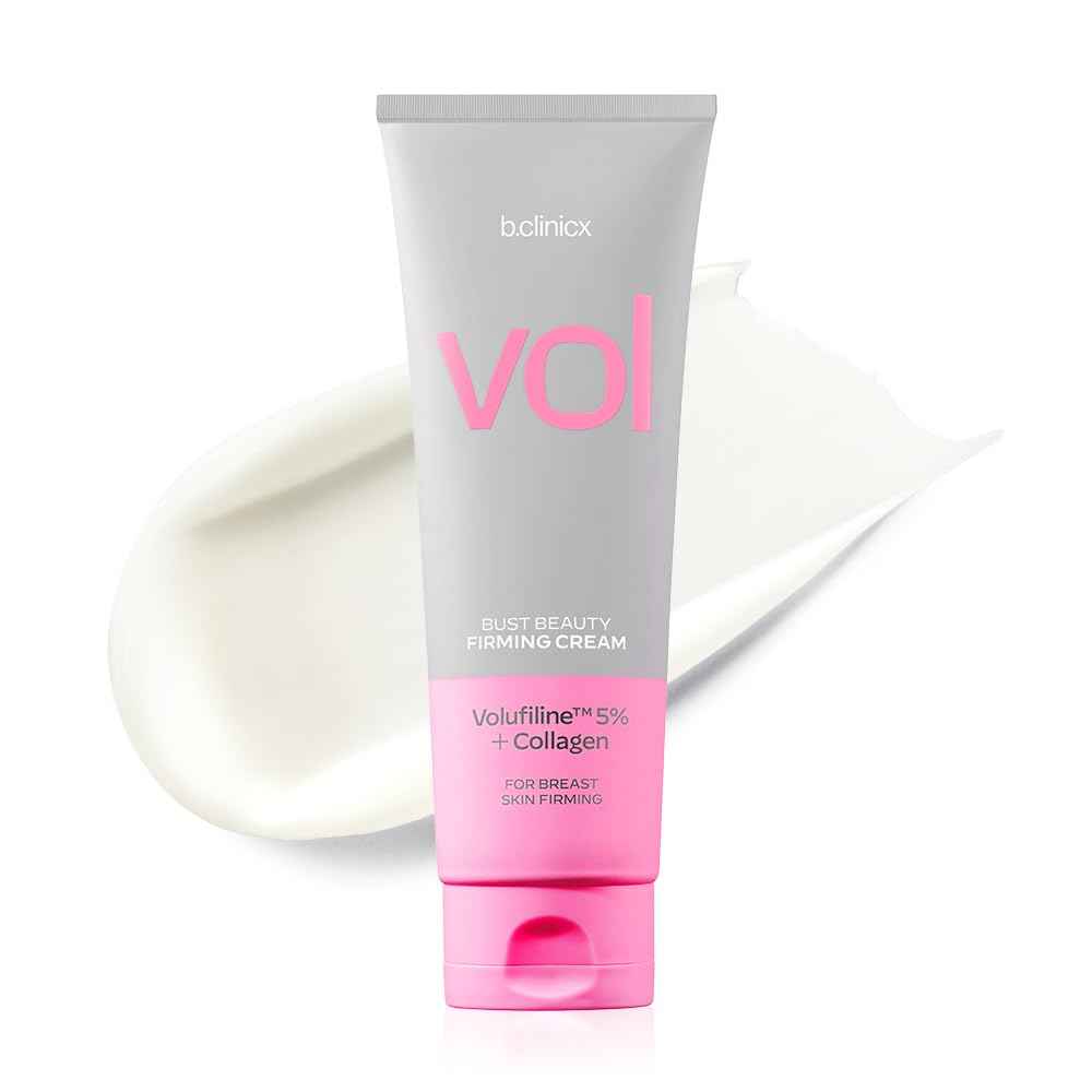 b.clinicx Beauty Firming Cream (5.07 fl oz / 150ml) - Skin Firming and Tightening Lotion, Firming Body Lotion, Lift Cream for Body with Volufiline™ 5% and Collagen, Korean Skin Care