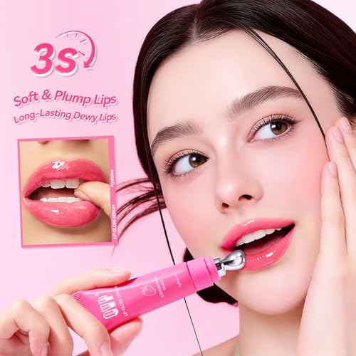 3-Color Tinted Lip Gloss Set - Hydrating Lip Serum