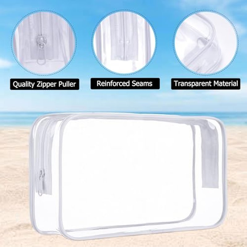 8-Pack TSA Approved Travel Bottles & Jars 3.4oz - Leak Proof