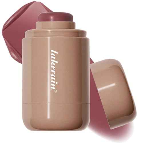 Cream Blush stick, Natural-Looking Matte Finish Makeup Blush stick, Hydrating Long Lasting Lightweight Blendable Blush for cheeks (#6 Bronze Glow, 1 PC)