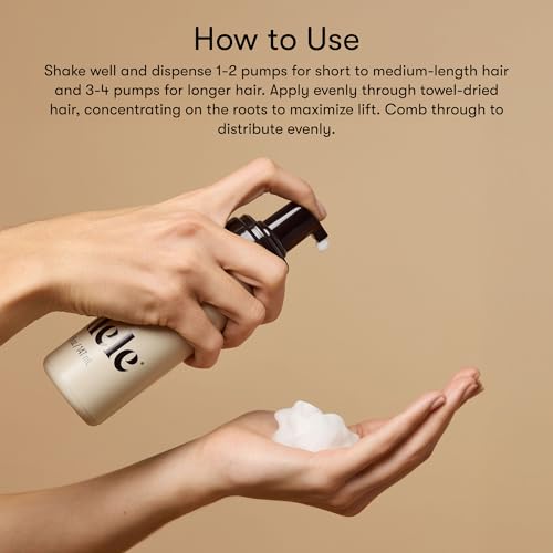 Odele Volumizing Foam Hair Styler – Volume & Heat Protection, 5oz
