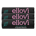 Ellovi Natural Lip Butter Lip Balm - Mint - Pure Enough to Eat - Made With Just 6 Vegan Ingredients - Moisturizing Lip Care for All Day Hydration (3-Pack)