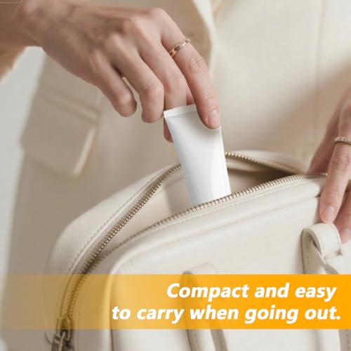 20PCS 100ml/3.4oz White Plastic Facial Cleaner Soft Tube Bottles Empty Refillable Travel Makeup Sample Packing Container Storage Pot Jar Vials Dispenser for Toiletries