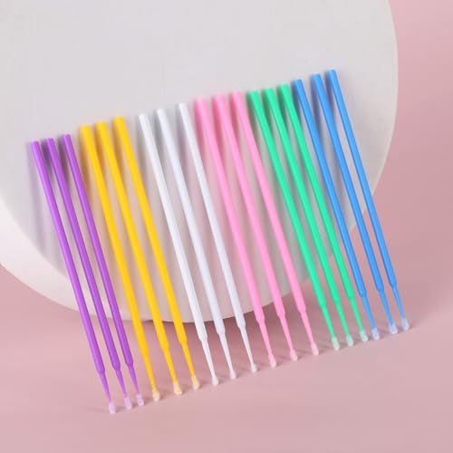 Micro Applicator Brushes 1200 Pcs - Eyelash Extension Wands