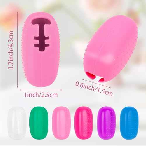 Hooqict 6 Pack Toothbrush Covers Toothbrush Head Cover Caps Silicone Toothbrush Protector Cap Travel Toothbrush Holder for Kids Adults Household, Travel, Bathroom, School, Camping