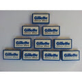 50 Silver Blue Double Edge Razor Blades Made in Russia by 7 O'clock