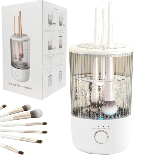 Electric Makeup Brush Cleaner Machine | 360° Rotating