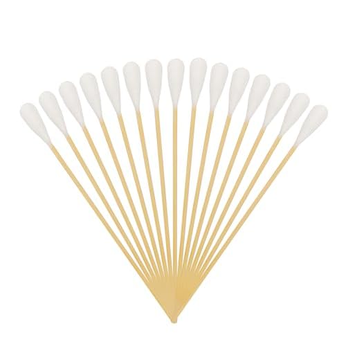 6 Inch Long Cotton Swabs (Large Size) 100pcs,Large Cotton Buds with Bamboo Handle for Pets, Gun Cleaning or Makeup