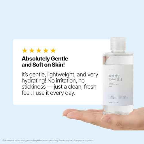 East Sea Deep Ocean Water Toner | Hydrating, Calming, Gentle Exfoliator, Deep Sea Water for Moisturization, Korean Facial Toner & Astringent for Men and Women (200ml / 6.7 fl. oz.)