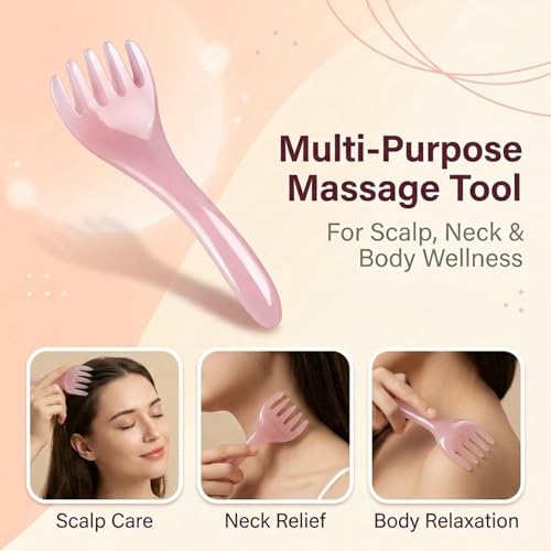 Lanjiesh Scalp Massager 2-Piece Set for Hair Growth & Relaxation