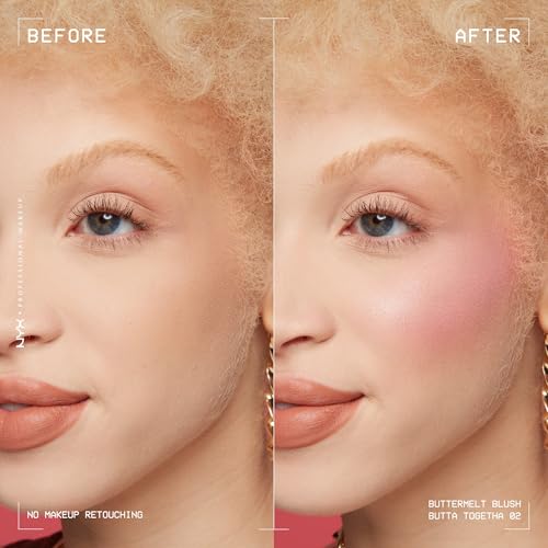 NYX Buttermelt Powder Blush - 12HR Wear, Vegan
