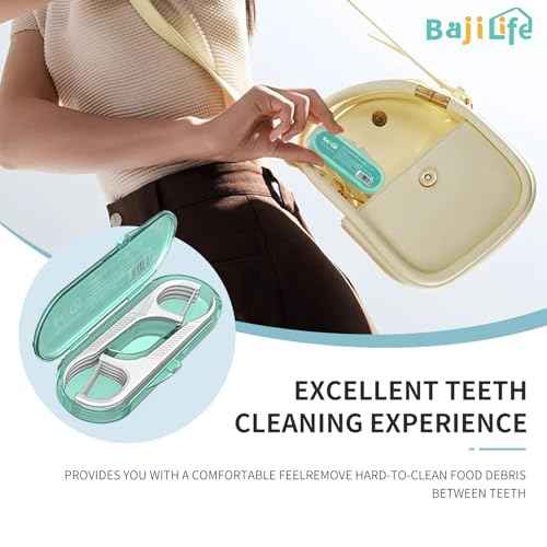 Dental Floss Pick Dispenser, 88 Count Flosser Dispenser with 2 Box [8 Count] Portable Tooth Floss Picks Holder, Total [104 Count] Flossers for Adults Home Travel Hotel