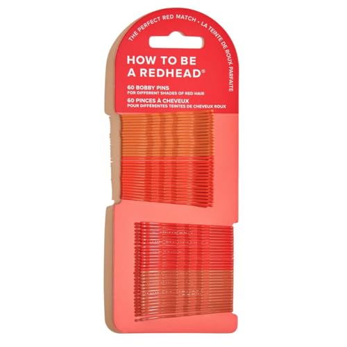 Redhead Bobby Pins - 60 Count Hair Accessories for Red Hair