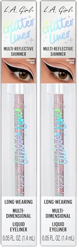 L.A. Girl Glitter Liner Pampered Pink (Pack of 2)