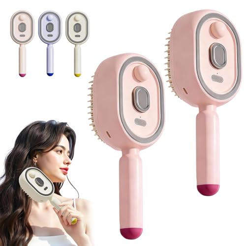 Calyphra Electric Aqua Detangler Brush with Water Mist - Anti-Static & Rechargeable