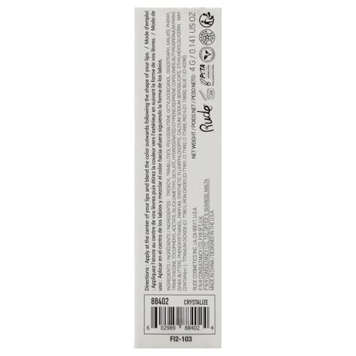 Rude Berry Juicy Lip Gloss - Crystalize 0.14 oz