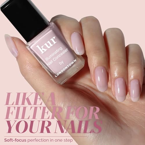 LONDONTOWN Kur Illuminating Nail Concealer - Sheer Brightening Nail Polish
