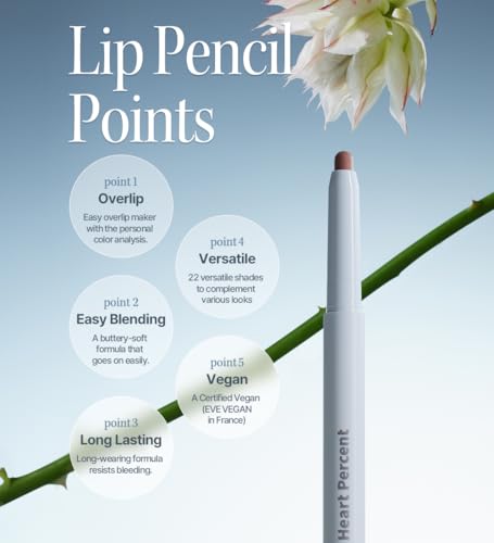 Heart Percent Dote On Mood Retractable Lip Liner Pencil - #20 Salmon Beige