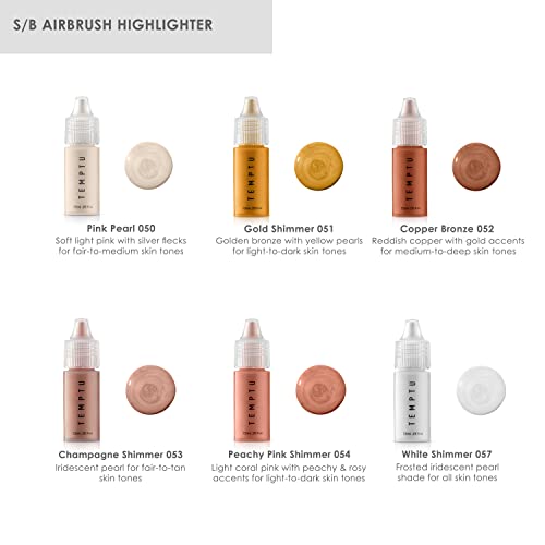 Temptu S/B Airbrush Highlighter, Champagne Shimmer, 0.25 Fl Oz