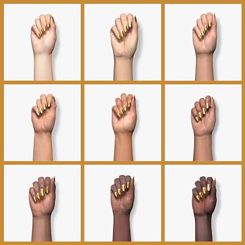 Gold Chrome Nail Powder for Mirror Effect Nail Art - Variation of THIS listing