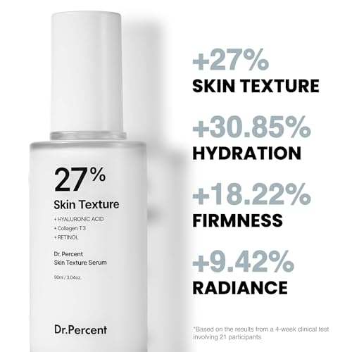 Skin Texture 27% Serum ? Rice Exfoliating, Gentle & Non-Irritating, Glass Skin, Textured Skin, Bumpy, Pore Minimizer, Retinol & Collagen, Lightweight Korean Skincare Serum, 3.04 fl oz