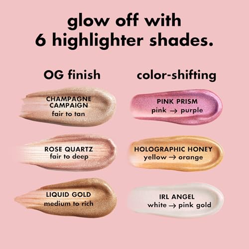 e.l.f. Halo Glow Liquid Highlighter Wand - Champagne Campaign