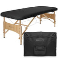 Saloniture Portable Folding Massage Table 450lbs - Black