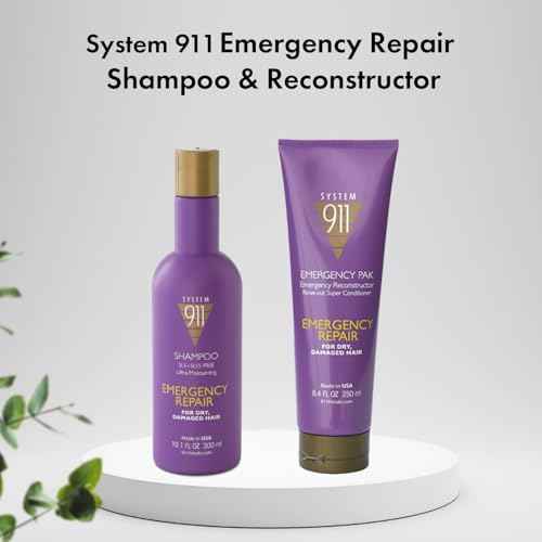 Hayashi System 911 Shampoo 10.1oz & Emergency Pak 8.4oz "Set"