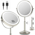 vpu 8-Inch Lighted Makeup Mirror with 30X Magnification