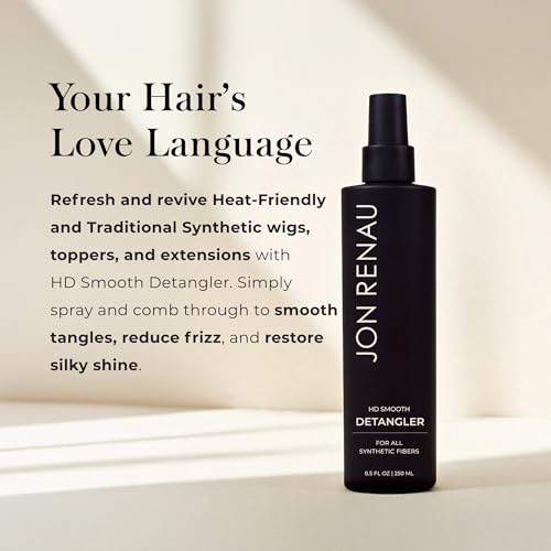 Jon Renau Leave-In HD Smooth Detangler Spray for Wigs, 8.5 oz