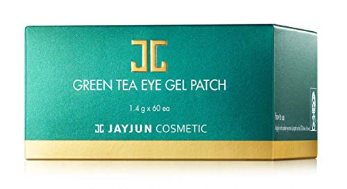 JAYJUN Green Tea Eye Gel Patches, 60 Count - Hydrating Under-Eye Care
