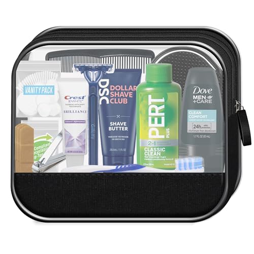 Men's 16-Piece Travel Toiletry Kit, TSA-Compliant