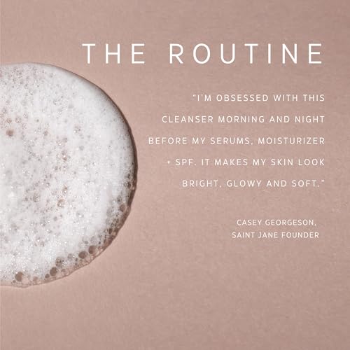 SAINT JANE Pore Clarity Cleanser | Hyaluronic + Flower Acid Cleanser | Luxury, Floral-Infused, Clean Skincare (4oz |120ml)