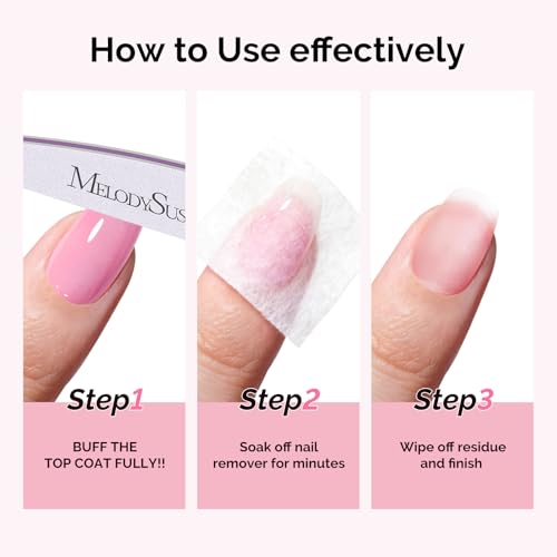 MelodySusie Acetone Nail Polish Remover - 8oz Gel & Acrylic Remover
