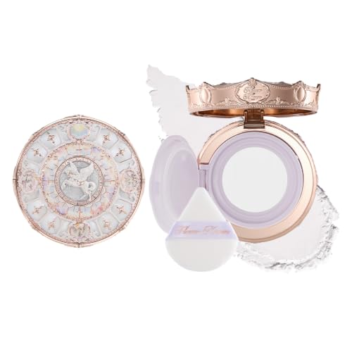 Flower Knows Knight Cloud Loose Setting Powder, Talc-Free 24H Oil Control