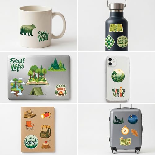 96 PCS Woodland Temporary Tattoos for Kids | Forest Animal Party Favors