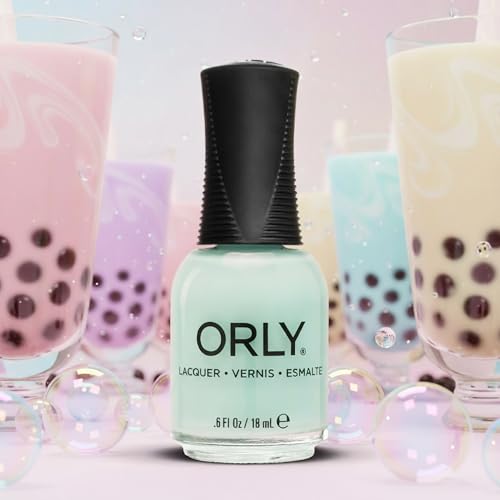 Orly Butterfly Pea Nail Polish - Pastel Blue-Green Crème Finish