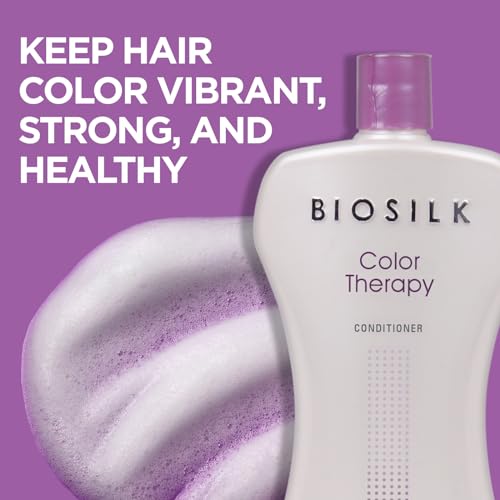 BioSilk Color Therapy Shampoo & Conditioner Duo, Gently Cleanses & Replenishes Moisture, Sulfate, Paraben, & Cruelty-Free, 34 Oz (Pack of 2)