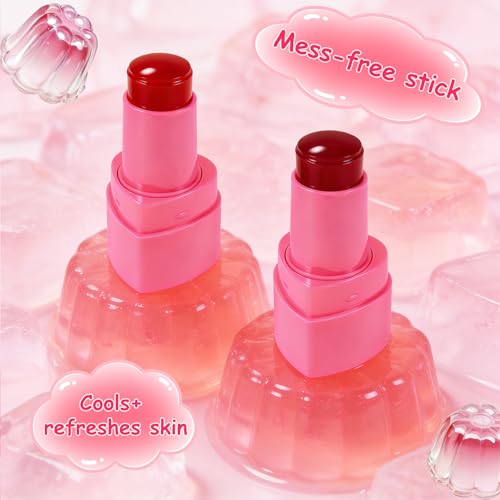 Jelly Blush Stick - Multi-Use Lip & Cheek Tint (2 Pack)