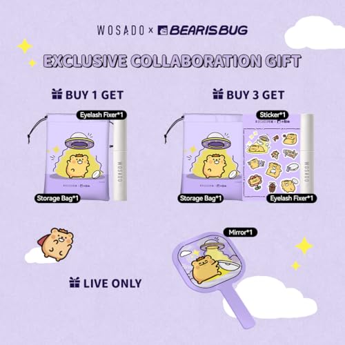 WOSADO Magnetic Eyelashes Kit - 21.5mm Reusable & Glue-Free