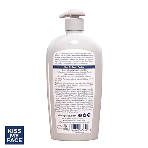 Moisture Shave with Lavender & Shea - 11 oz Vegan Hydrating Shaving Cream - Variation of THIS listing