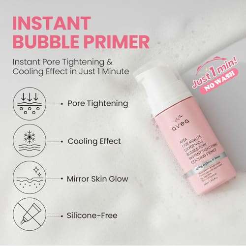 AVEA 1 Minute Bubble Primer – Smoothing Makeup Base, 30ml