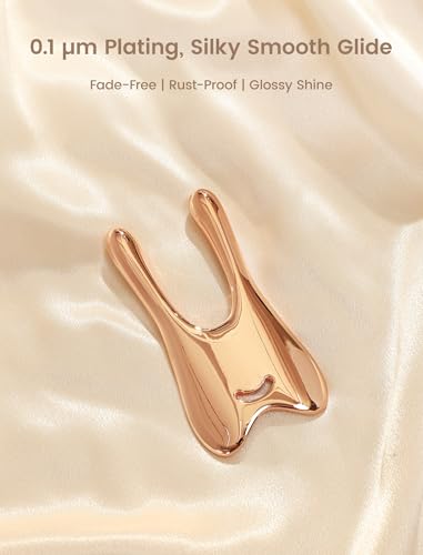 Stainless Steel Gua Sha Facial & Body Massager for Lymphatic Drainage