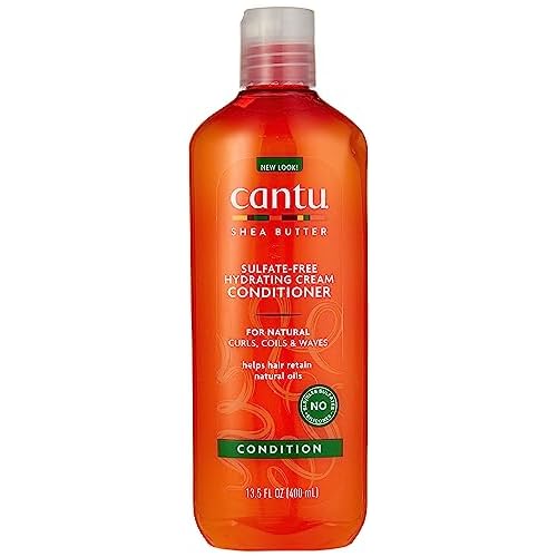 Cantu Natural Hair Conditioner Hydrating (Sulfate-Free), 13.5 Ounce (Pack of 2)