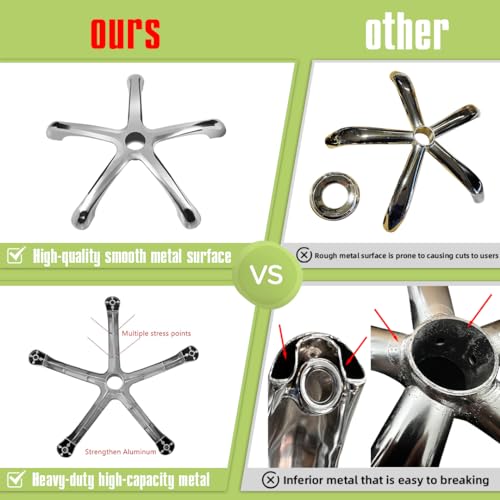 Adjustable Rolling Stool with Wheels, Heavy Duty Hydraulic Swivel Chair