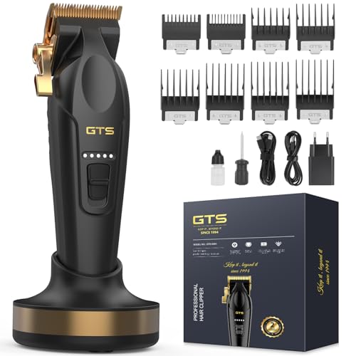 Hair Clippers for Men, Beard Trimmer Hair Clippers for Men, Professional Hair T-Blade Trimmer Cordless Rechargeable Edgers Clippers Electric Beard Shaver