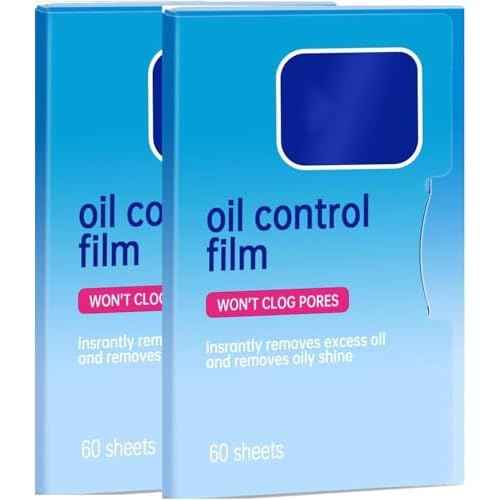 2 Packs Oil Blotting Papers for Face (120 Sheets) - Oil Absorbing Blotting Sheets for Oily Skin, Makeup-Friendly & Portable Oil Wipes
