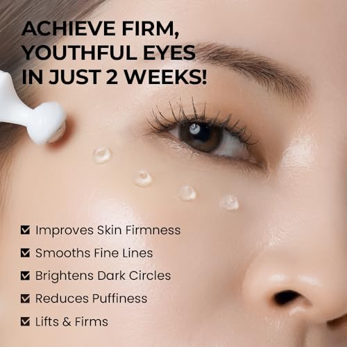 Bakuchiol Eye Serum Roll-On with Caffeine | Anti-Aging, Fine Lines