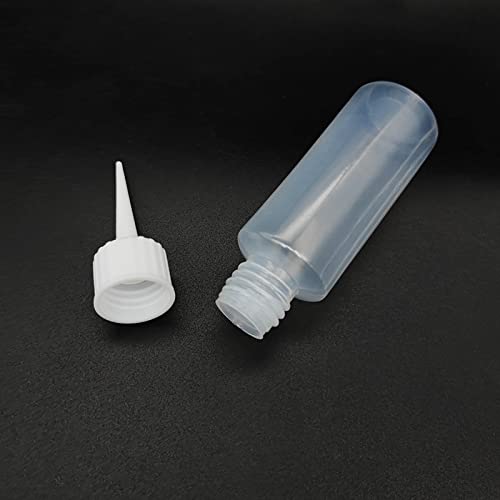 6-Pack 50ml Squeeze Applicator Bottles with Fine Tips