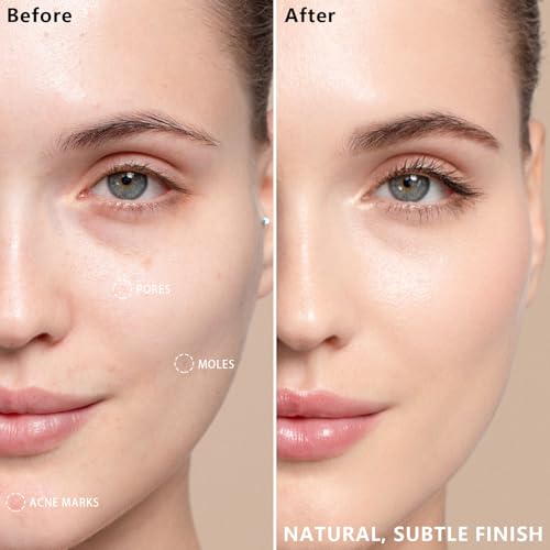 AirBrush Foundation Spray with Primer - Full Coverage Liquid Makeup